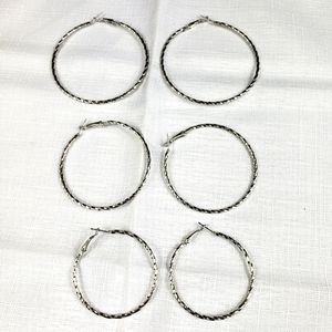 Silver Hoop Earrings